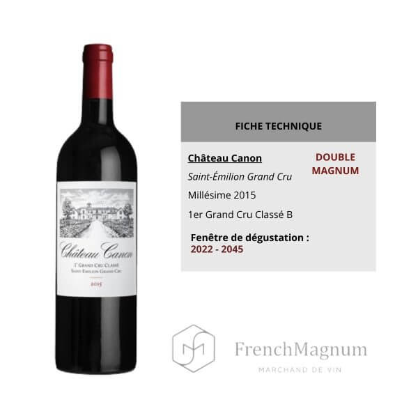 Image de la fiche technique du Double Magnum Château Canon 2015