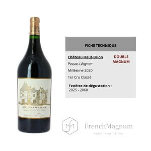 Fiche produit Double Magnum Château Haut-Brion 2020 réalisée par French Magnum
