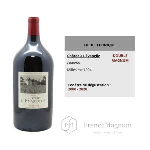 Image du Double Magnum du Château L'Évangile 1994 et de sa fiche technique