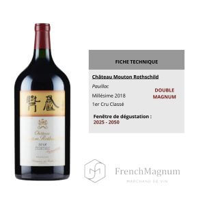 Fiche technique du Double Magnum Château Mouton Rothschild 2018