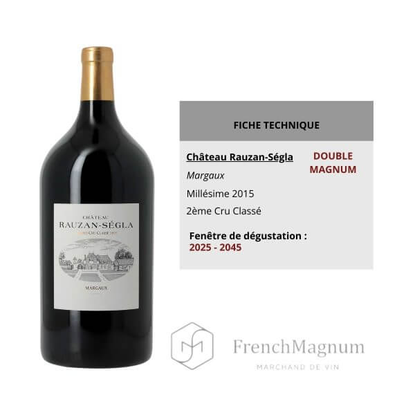 Image de la fiche produit du Double Magnum Rauzan-Ségla 2015