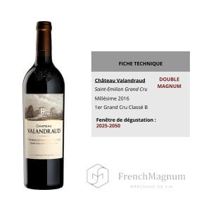 Fiche technique du Double Magnum du Château Valandraud 2016