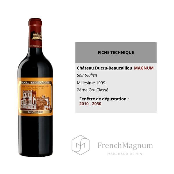 Illustration de la fiche technique du Magnum Château Ducru-Beaucaillou que French-Magnum vous propose de commander dès à présent.