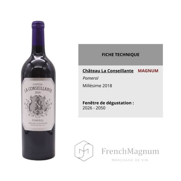 Image de la fiche technique du Magnum Château La Conseillante 2018