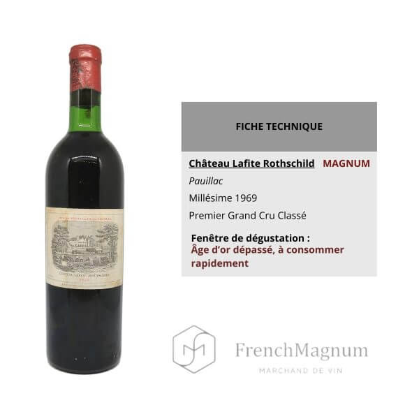 Image de la fiche technique du Magnum Lafite Rothschild 1969