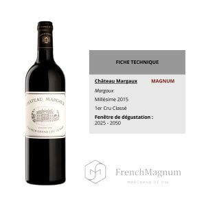 Illustration de la fiche technique de French Magnum réalisée pour le Magnum Château Margaux 2015